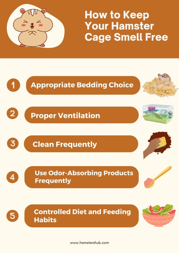 How to Keep Your Hamster Cage Smell Free – 5 Easy Hacks